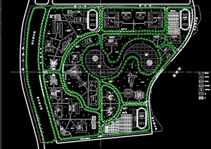 某高校校园景观规划CAD图纸