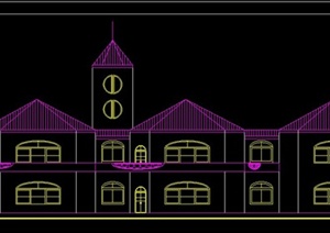 某幼儿园建筑设计CAD方案图1