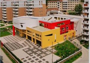 某幼儿园建筑景观设计图