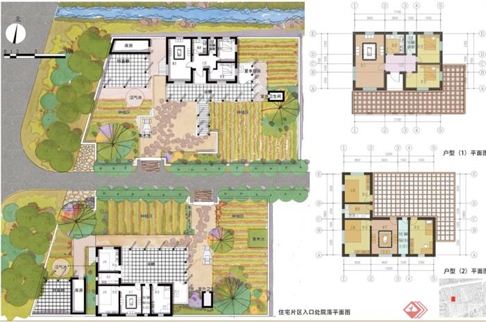 新疆自治区喀什地区某村庄建筑景观规划方案(4)