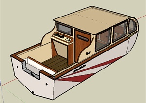 设计素材之轮船素材SU(草图大师)模型