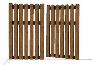 园林景观之栏杆设计SU(草图大师)模型2