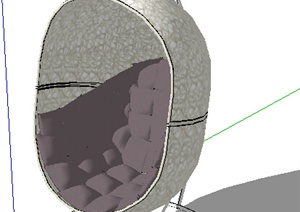 设计素材之座椅设计素材SU(草图大师)模型1