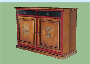 设计素材之家具柜子设计素材SU(草图大师)模型