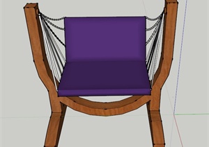 某现代休息座椅设计SU(草图大师)模型