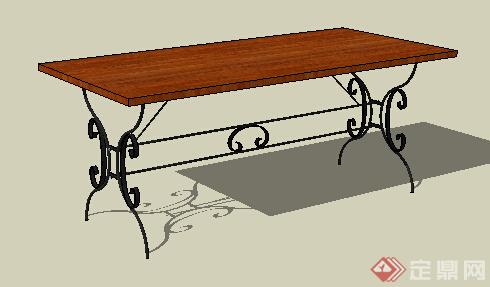 园林景观之欧式桌子设计su模型(1)