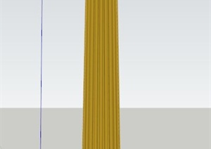 某欧式灯柱设计SU(草图大师)模型