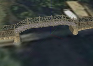 某交通桥梁设计SU(草图大师)模型