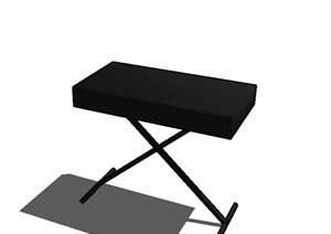 某室内小桌凳设计SU(草图大师)模型素材