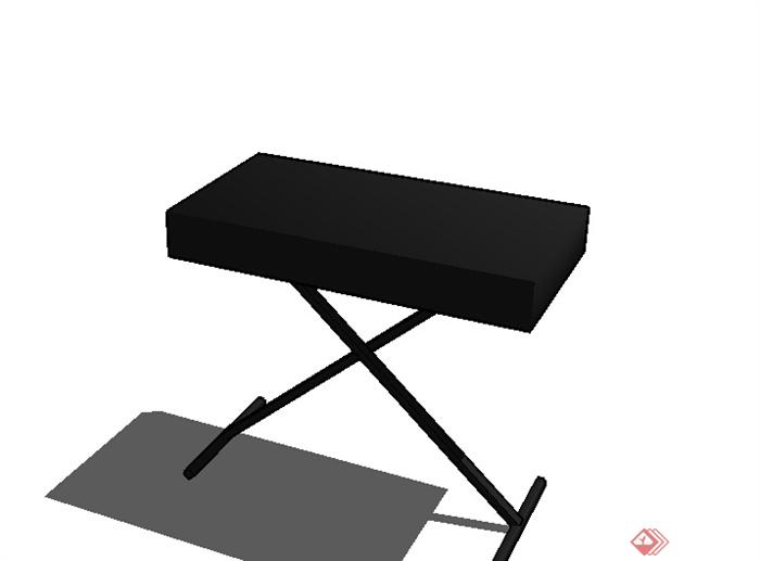 某室内小桌凳设计SU模型素材(1)