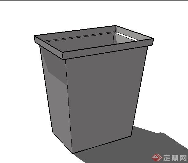 某个室外垃圾桶设计SU模型(1)