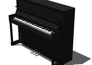 设计素材之钢琴素材设计SU(草图大师)模型
